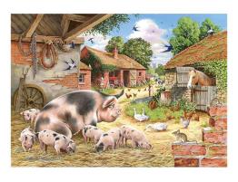 Puzzle House Of Puzzles Los Cerditos de Poppy XXL 500 Piezas