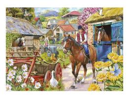 Puzzle House Of Puzzles Saliendo a Caballo XXL 500 Piezas