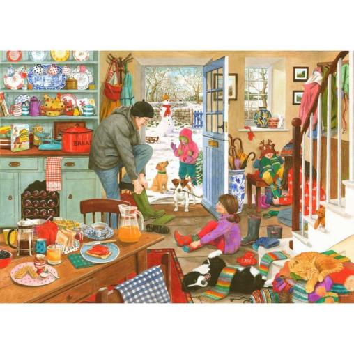 Puzzle House Of Puzzles Sombreros y Botas de Agua de 1000 Piezas