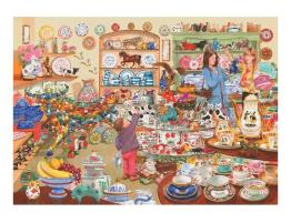 Puzzle House Of Puzzles Toros en una Tienda de Porcelana 1000 Pi