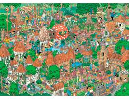 Puzzle Jumbo Bosque de Cuento de Hadas de 1000 Piezas
