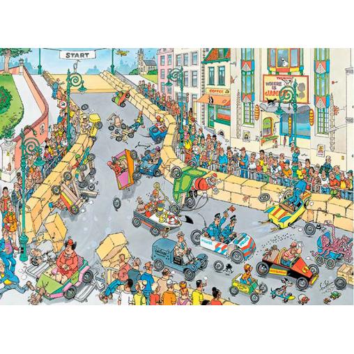 Puzzle Jumbo Carrera de Cajas de Jabón de 1000 Piezas