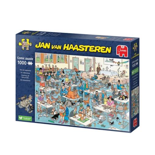 Puzzle Jumbo El Concurso de Gatos de 1000 Piezas