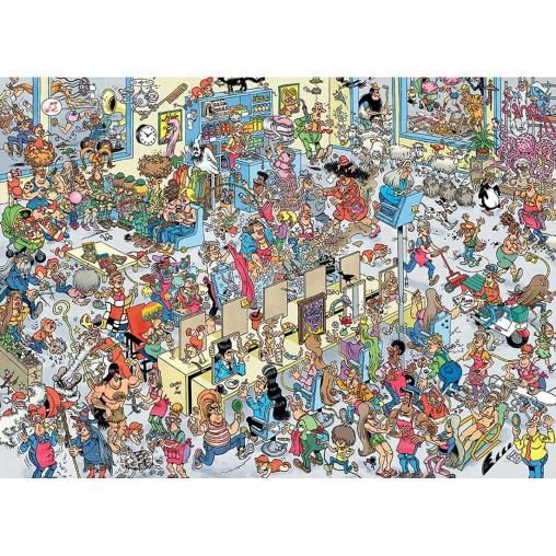 Puzzle Jumbo En la Peluquería de 1000 Piezas