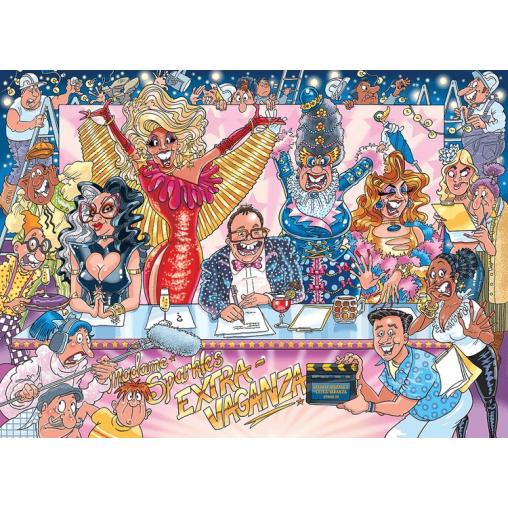 Puzzle Jumbo Original Brillo y Purpurina de 1000 Piezas
