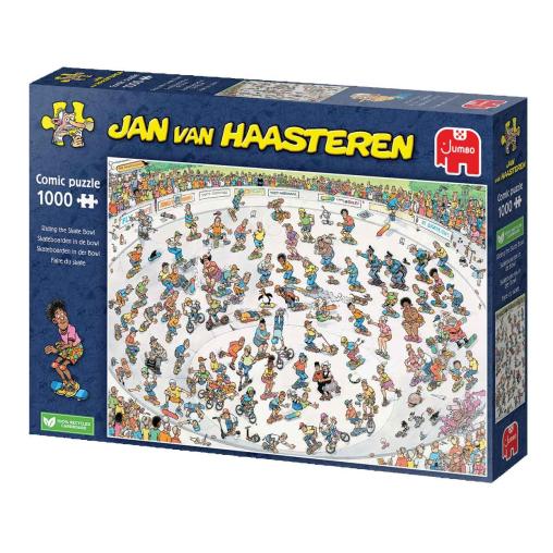 Puzzle Jumbo Patinando en el Skate Bowl de 1000 Piezas