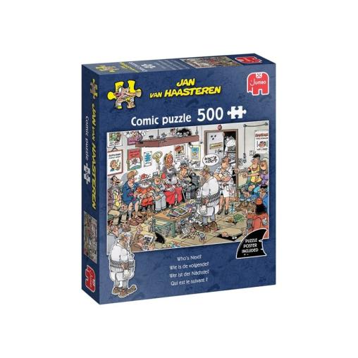 Puzzle Jumbo Quién es el Siguiente de 500 Piezas