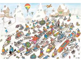 Puzzle Jumbo Todo Va Cuesta Abajo de 2000 Piezas