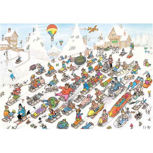 Puzzle Jumbo Todo Va Cuesta Abajo de 2000 Piezas