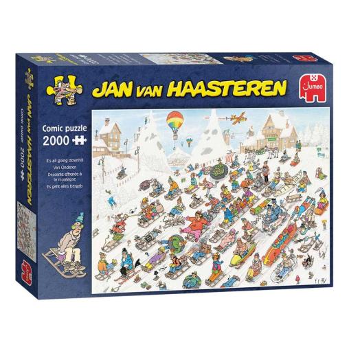 Puzzle Jumbo Todo Va Cuesta Abajo de 2000 Piezas