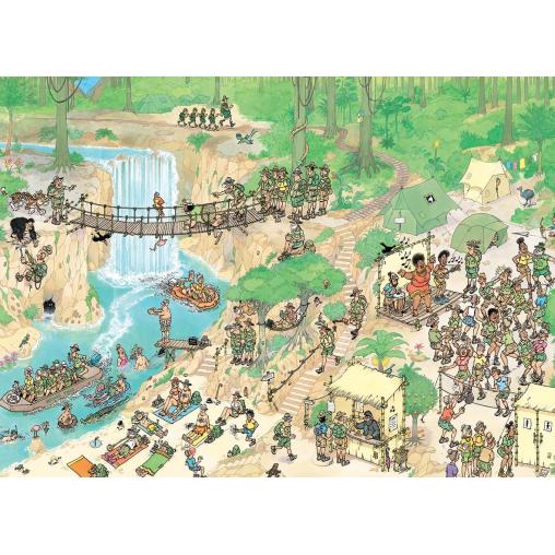 Puzzle Jumbo Tour por la Jungla de 1000 Piezas