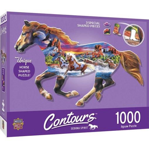 Puzzle MasterPieces Caballo Corredor de 1000 Piezas