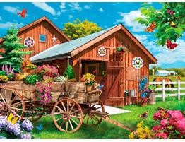 Puzzle MasterPieces Corriendo a la Granja de Flores de 750 Piez