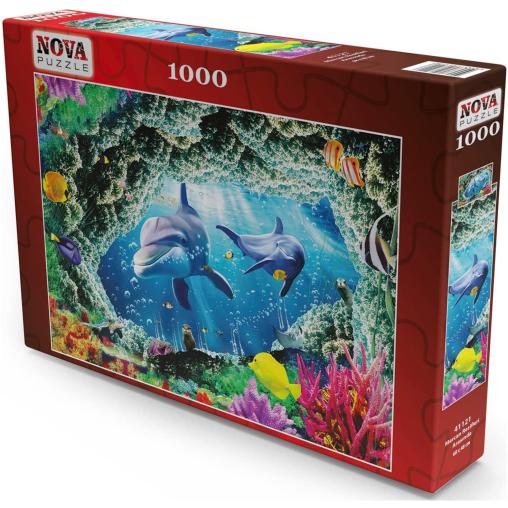 Puzzle Nova Entre Arrecifes de Coral de 1000 Piezas