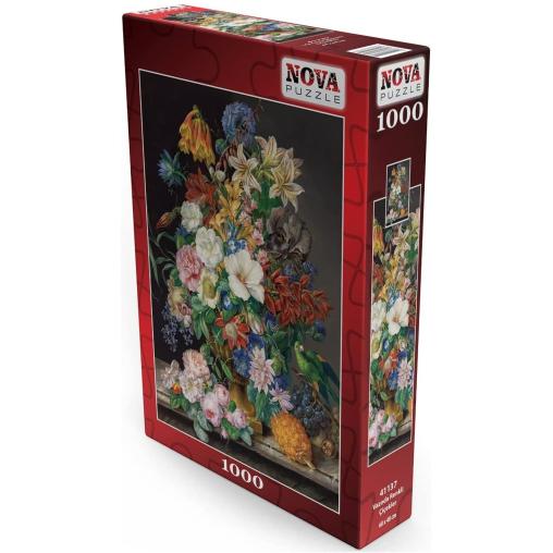 Puzzle Nova Flores Coloridas de 1000 Piezas