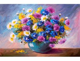 Puzzle Nova Flores Silvestres Coloridas de 1000 Piezas