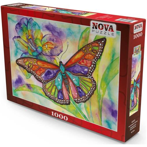 Puzzle Nova Mariposa Colorida de 1000 Piezas