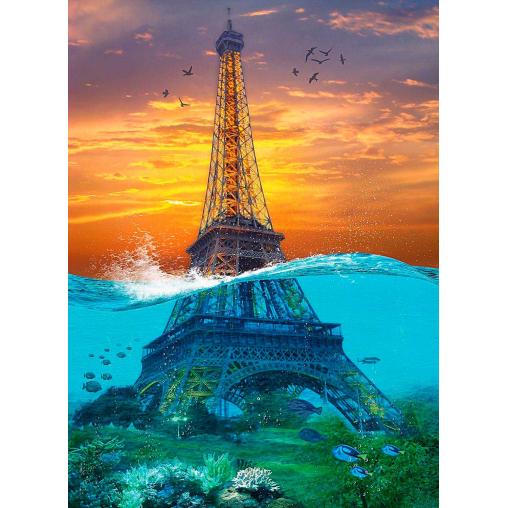 Puzzle Nova Torre Eiffel Surrealista de 1000 Piezas