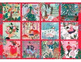 Puzzle Pieces and Peace 12 Días De Navidad de 2000 Piezas
