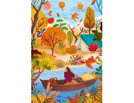 Puzzle Pieces and Peace Colores de Otoño de 1000 Pzs