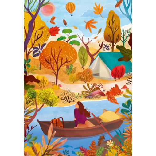Puzzle Pieces and Peace Colores de Otoño de 1000 Pzs