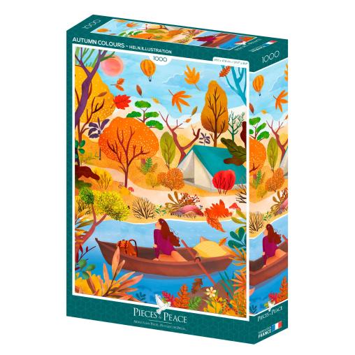 Puzzle Pieces and Peace Colores de Otoño de 1000 Pzs