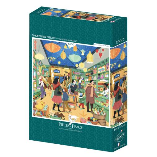 Puzzle Pieces and Peace Compras Festivas de 1000 Piezas