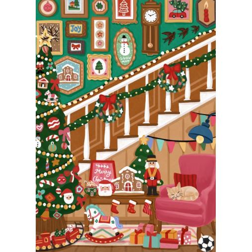 Puzzle Pieces and Peace Escalera De Navidad 500 Piezas