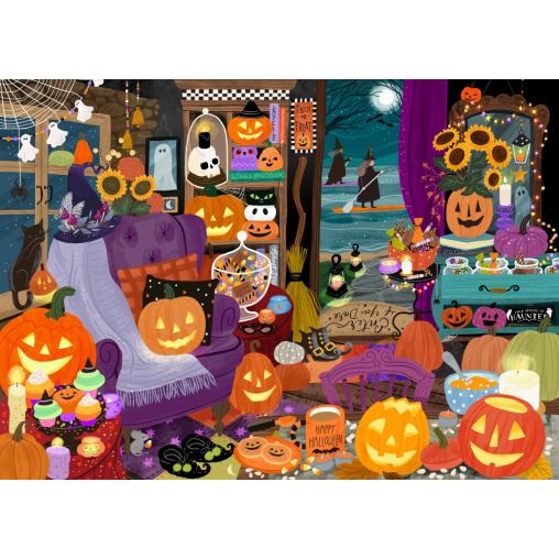 Puzzle Pieces and Peace La Hora De Las Brujas de Halloween 1500P
