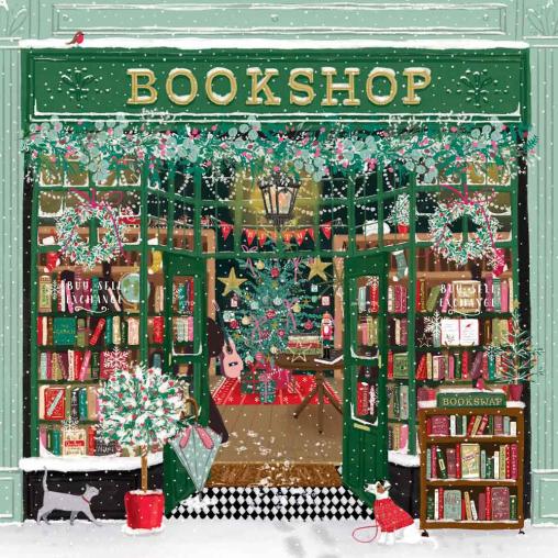 Puzzle Pieces and Peace Librería De Navidad de 1000 Pzs