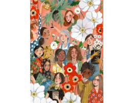 Puzzle Pieces and Peace Mujeres Jardineras de 500 Pzs