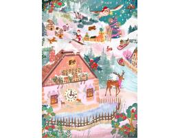 Puzzle Pieces and Peace Selva Negra en Navidad de 1000 Piezas
