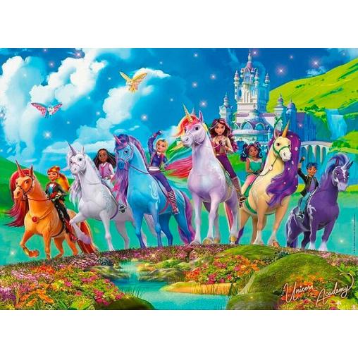 Puzzle Ravensburger Academia de Unicornios XXL de 200 Pzs