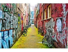 Puzzle Ravensburger Arte Callejero en Amsterdam de 3000 Piezas