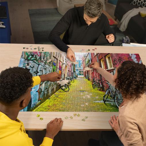 Puzzle Ravensburger Arte Callejero en Amsterdam de 3000 Piezas