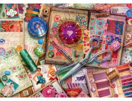 Puzzle Ravensburger Costura Vintage de 1000 Piezas