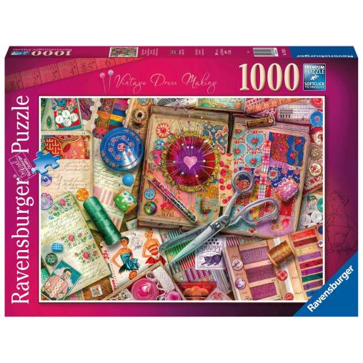 Puzzle Ravensburger Costura Vintage de 1000 Piezas