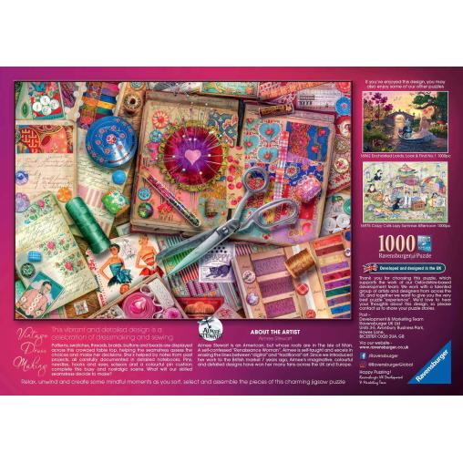 Puzzle Ravensburger Costura Vintage de 1000 Piezas