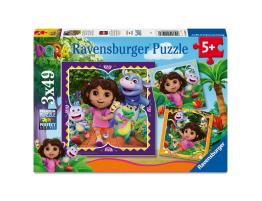Puzzle Ravensburger Dora de 3x49 Piezas