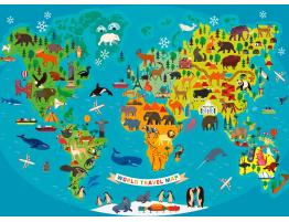 Puzzle Ravensburger El Globo de los Animales XXL de 150 Piezas