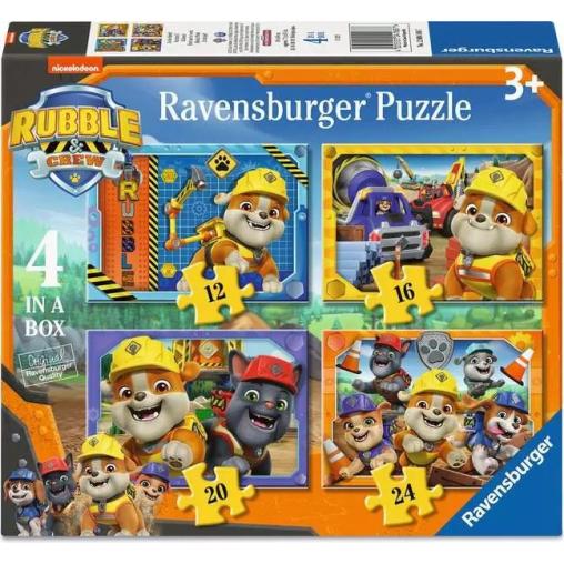 Puzzle Ravensburger Equipo Rubble Progresivo de 12+16+20+24 Pzs