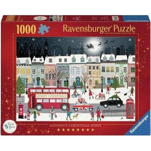Puzzle Ravensburger Espíritu Navideño de Londres de 1000 Piezas