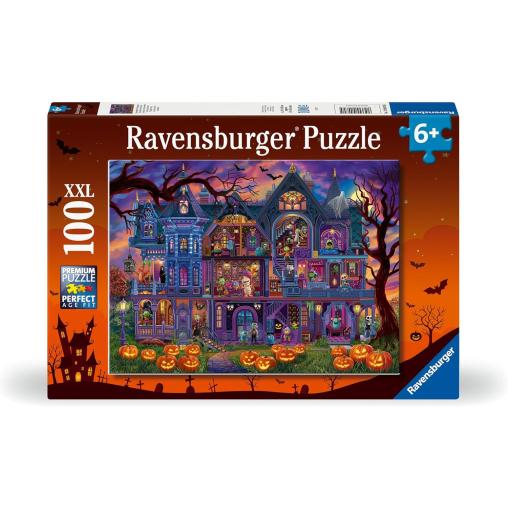 Puzzle Ravensburger Fiesta en la Casa Monstruosa XXL 100 Pzs