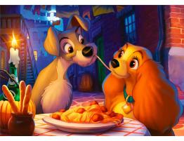 Puzzle Ravensburger La Dama y el Vagabundo 1000 Piezas