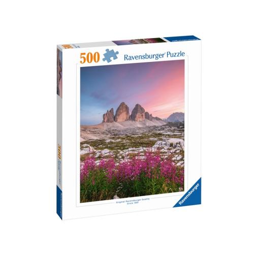 Puzzle Ravensburger Las Tres Cimas de Lavaredo de 500 Piezas