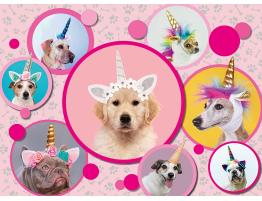 Puzzle Ravensburger Perritos Unicornios XXL 300 Piezas