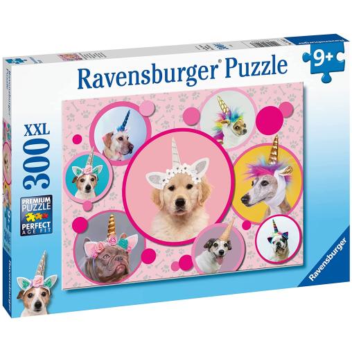 Puzzle Ravensburger Perritos Unicornios XXL 300 Piezas