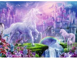 Puzzle Ravensburger Reino de Unicornios XXL de 100 Piezas
