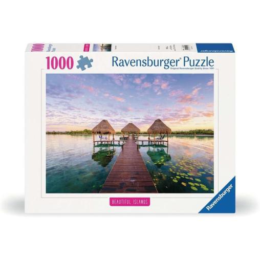 Puzzle Ravensburger Retiro Tropical de 1000 Piezas