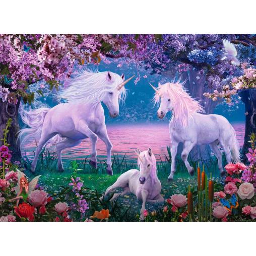 Puzzle Ravensburger Unicornios Encantados XXL de 100 Piezas